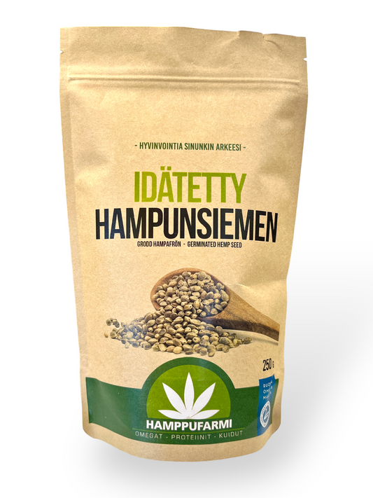 Idätetty hampunsiemen